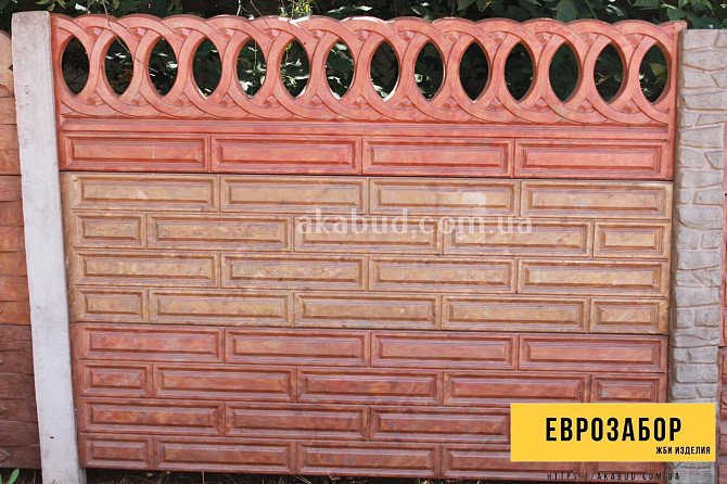 Еврозаборы глянцевые, цветные (мрамор из бетона, серые) Одеса - photo 3