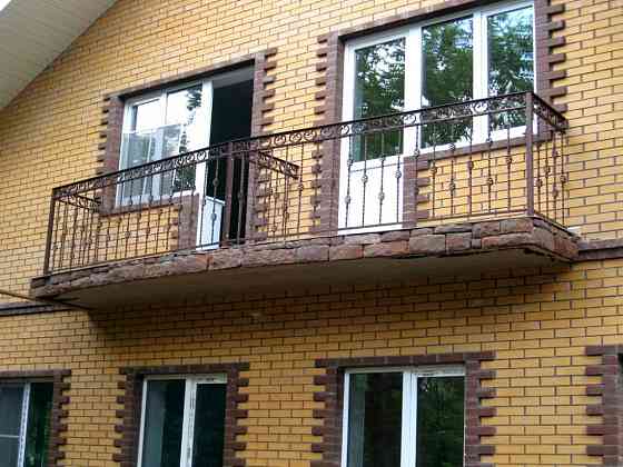 Кованые балконные перила (ограждения) Одеса