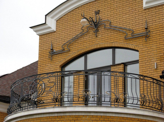 Кованые балконные перила (ограждения) Одеса - photo 3
