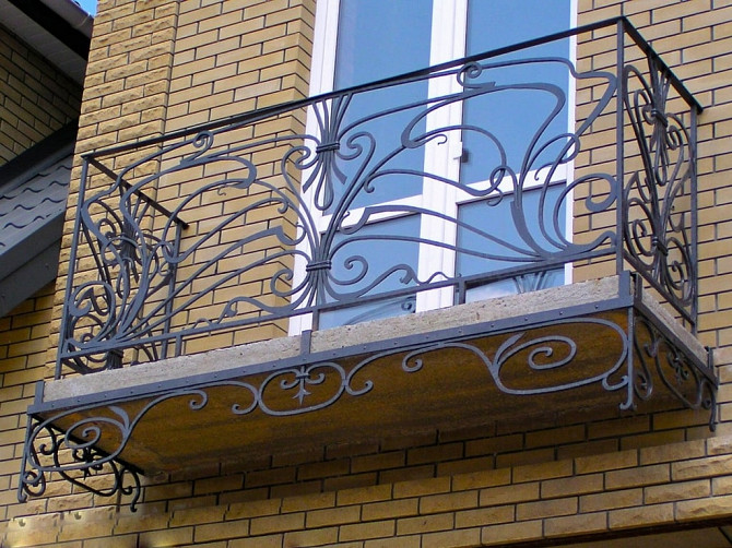 Кованые балконные перила (ограждения) Одеса - photo 4
