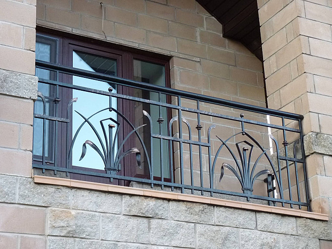 Кованые балконные перила (ограждения) Одеса - photo 1