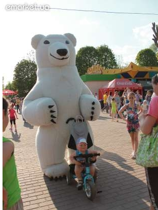 Белый Медведь — ростовая кукла в Киеве на поздравление Киев и область Київ - photo 2