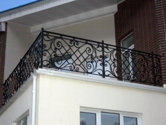 Кованые и сварные балконные перила (ограждения для балкона) Одеса