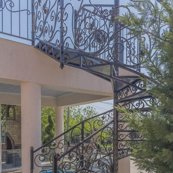 Ковані та зварені балконні перила (огорожі для балкона) Одеса