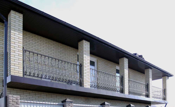 Ковані та зварені балконні перила (огорожі для балкона) Одесса