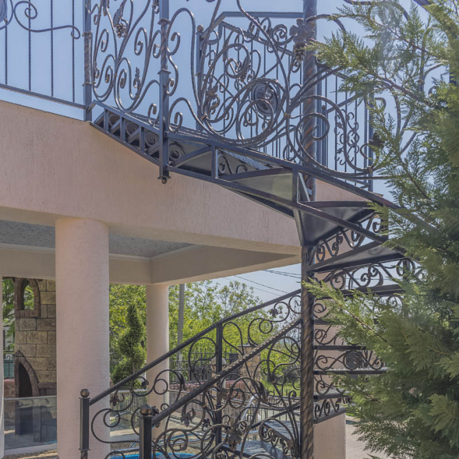 Ковані та зварені балконні перила (огорожі для балкона) Одеса - photo 2