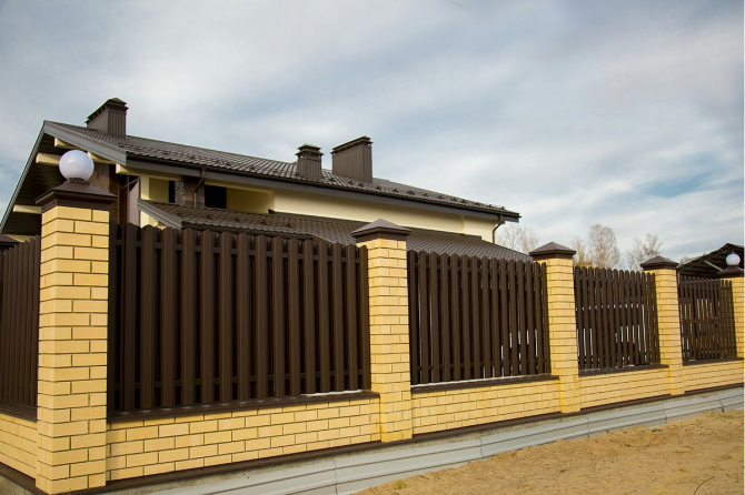Забор из профлиста, забор из штакетника, кованый забор, забор жалюзи Одеса - photo 7