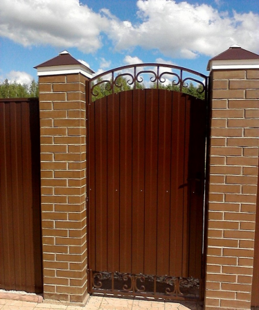 Ворота та хвіртки із профлиста, штакетника, ковані, жалюзі Одеса - photo 5