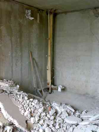 Демонтаж сантехкабин, стен, перегородок, бетона Харьков Харків