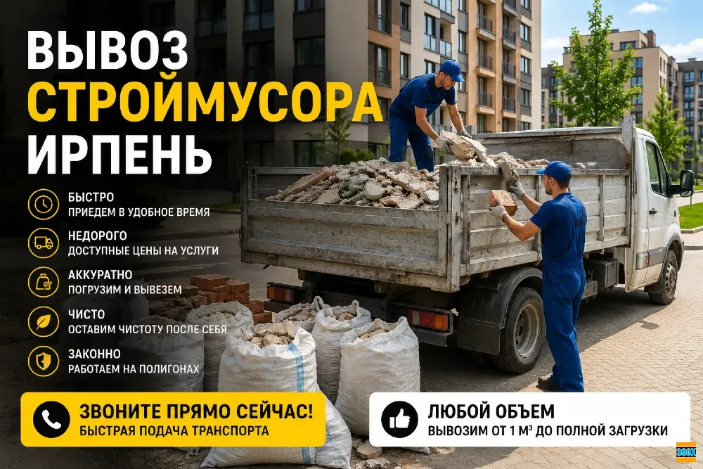 Вивіз сміття Ірпінь — швидко, недорого та з навантаженням Ірпінь - photo 1