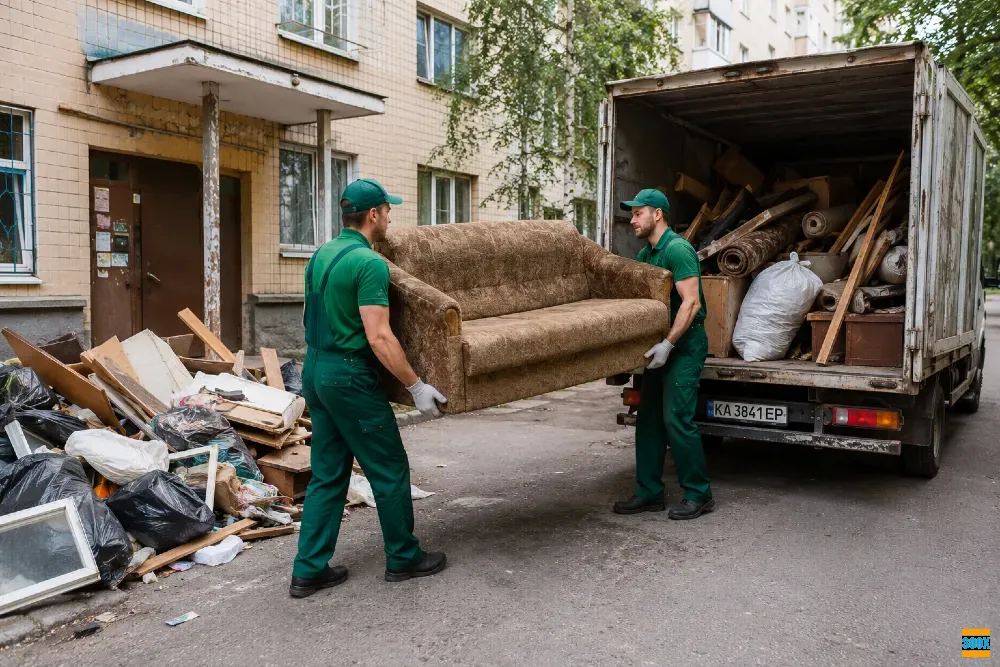 Вывоз мусора недорого Киев – быстро, выгодно и с грузчиками Київ - photo 1