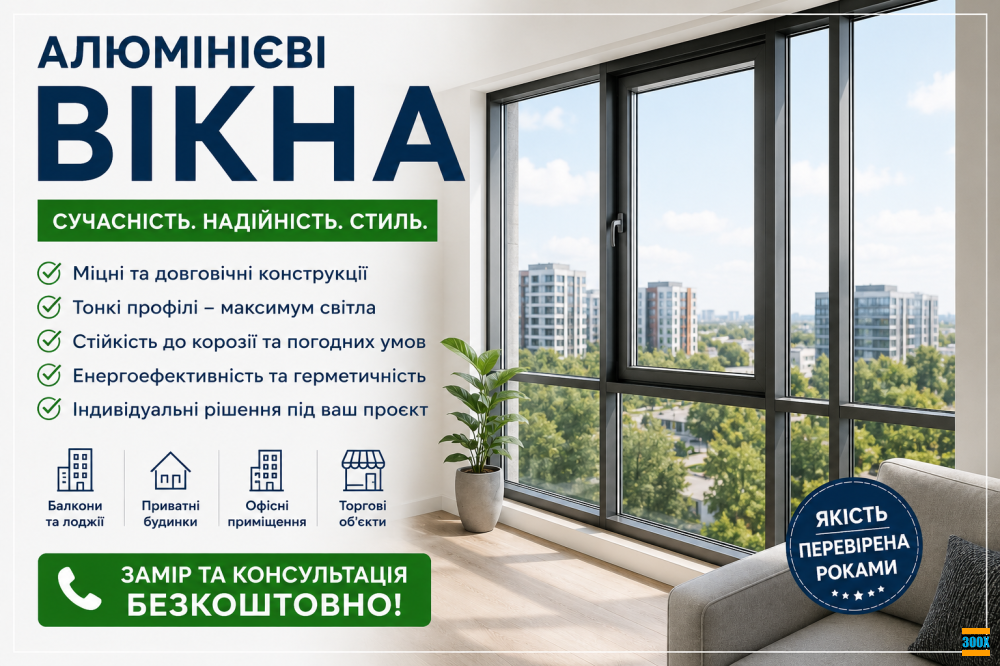 Алюмінієві вікна у Вишневому – сучасні рішення для дому та бізнесу Вишневе - photo 1