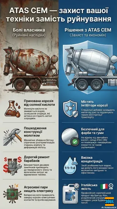 Соляна кислота для видалення бетону та цементу. Переваги та недоліки Київ - photo 1