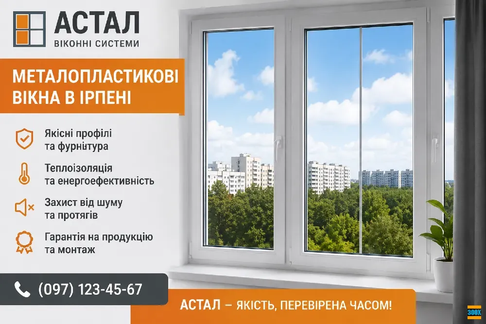 Металлопластиковые окна в Ирпене от компании «Астал» Київ - photo 1