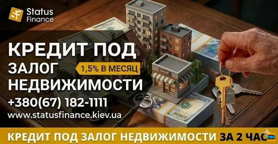 Финансирование под залог квартиры, дома или земельного участка в Киеве Киев - изображение 1